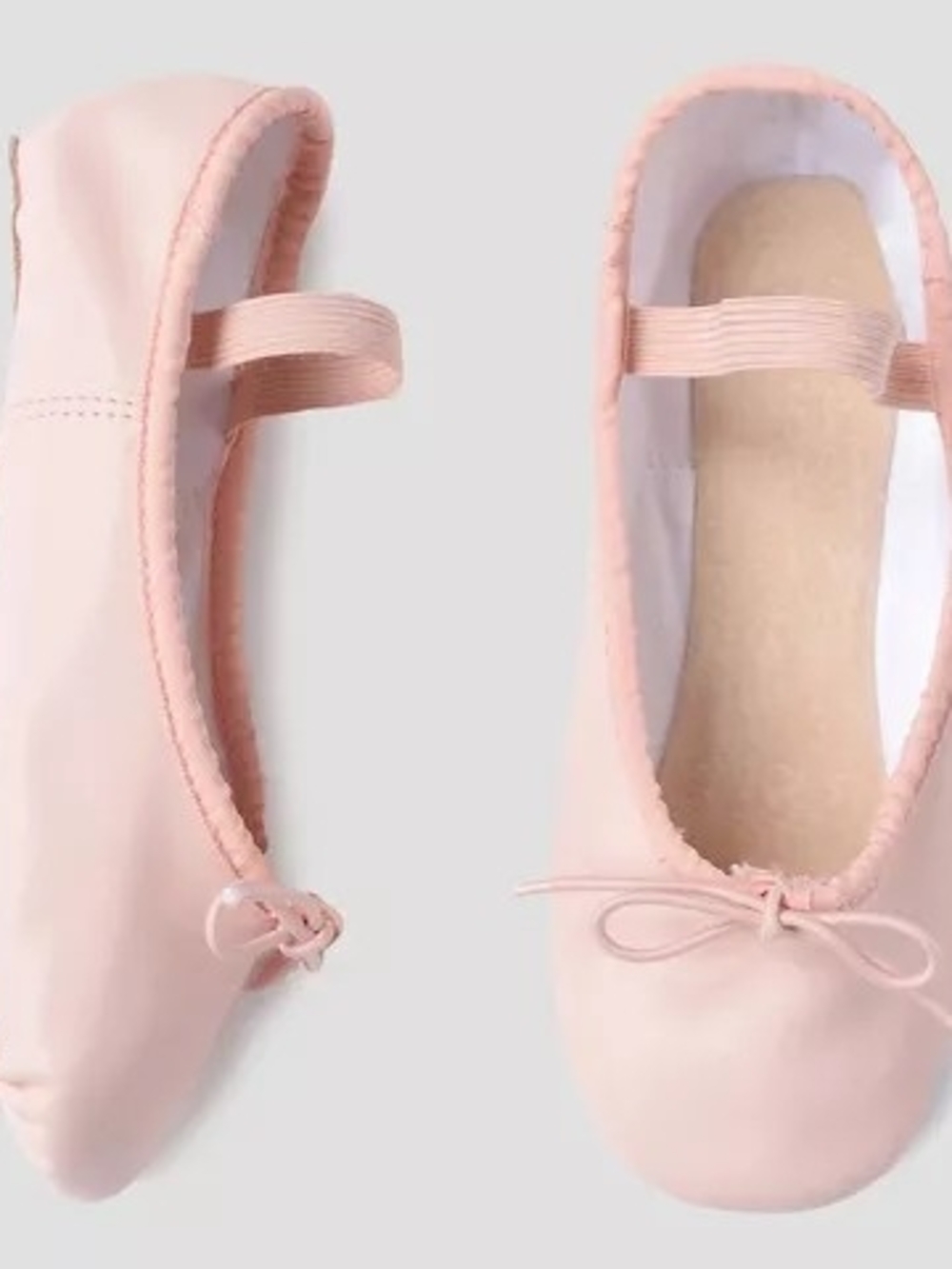 Danskin Pink Elastic-Strap Ballet Flats